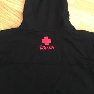Pink Dolphin Shirts - NEW PINK DOLPHIN WAVES BLACK HOODIE XL Pink Dolphin Shirts - NEW PINK DOLPHIN WAVES BLACK HOODIE XL
